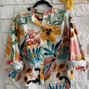 Anthropologie Oversized Button Up - Medium